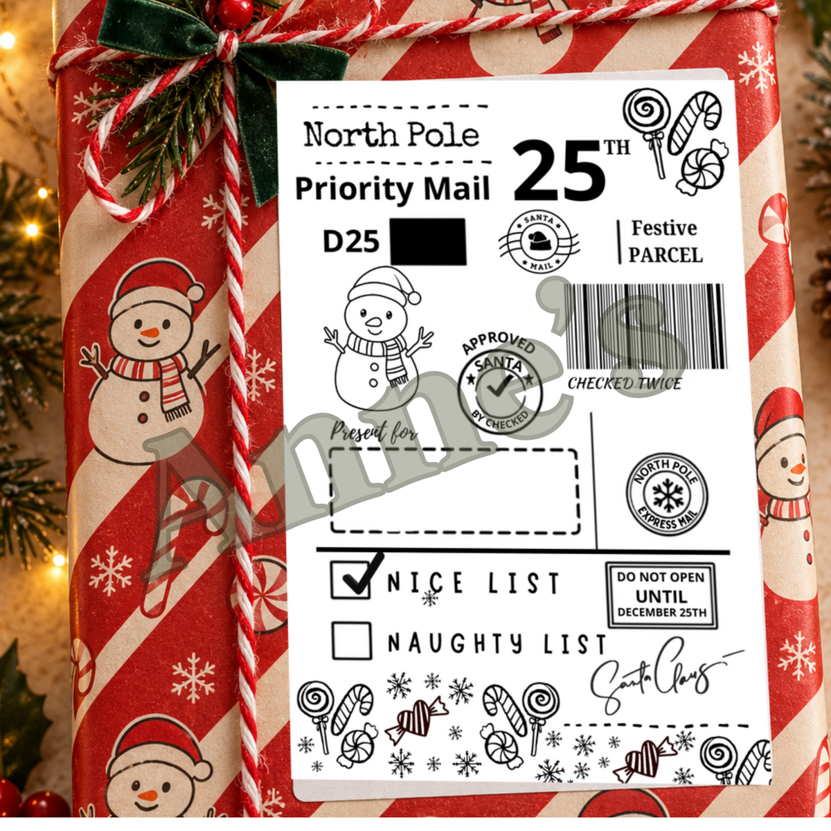 Christmas Labels