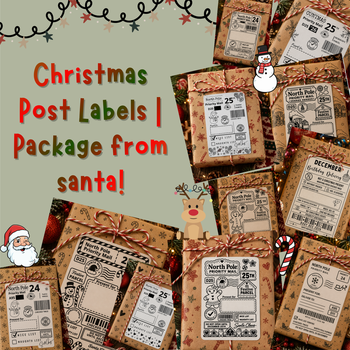 Christmas Labels